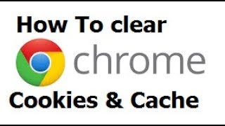 How To Clear Cache and Cookies In Chrome 2019 [upl. by Tare173]