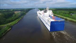 Kiel Canal 2017 Part 1 [upl. by Gassman]