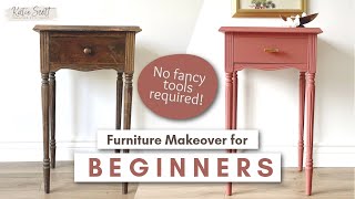 Furniture Makeover For Beginners  You can do this [upl. by Adiene2]