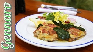 Veal Escalope Recipe with Gennaro [upl. by Casia875]