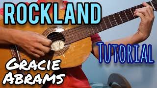 Rockland Gracie Abrams  Guitar  Tutorial [upl. by Anerbas100]