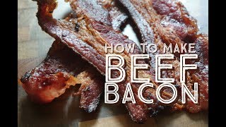 How to make BEEF BACON [upl. by Adamek]