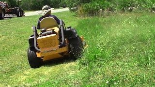 Realtime mowing 8  Tall grass mowing from vlog 21 [upl. by Rebhun]