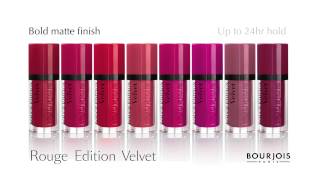 Bourjois Rouge Edition Velvet lipstick [upl. by Medora598]