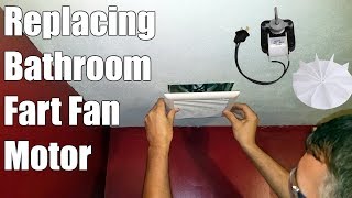 How to Replace Bathroom Exhaust Fan Motor [upl. by Meit]