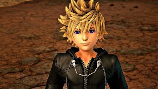 Kingdom Hearts 3  Roxas Returns Isa amp Xion Boss Fight [upl. by Aihpledalihp]