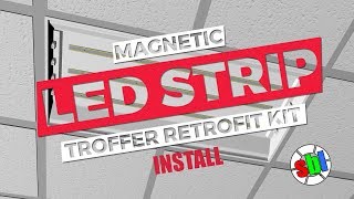 How to Install LED Magnetic Strip Retrofit Kit [upl. by Sampson]