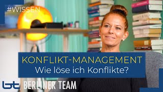 Konfliktmanagement Wie löse ich Konflikte  berliner team [upl. by Edra]