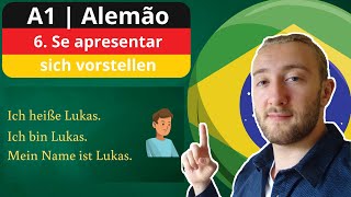 Aula de Alemão 6  Se apresentar em alemão  curso de alemão [upl. by Garrik]