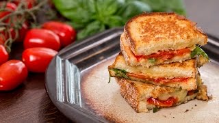 Roasted Tomato Grilled Cheese Sandwich Recipe [upl. by Nyla]