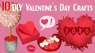 10 DIY Valentine´s Day Crafts HOW TO 2017 [upl. by Beare759]