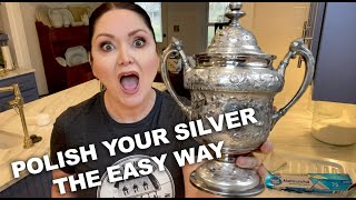 The BEST Way To Polish Your Silver Historic Restoration Tutorial [upl. by Lika217]