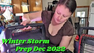 Winter Storm Prep 2022 [upl. by Eentihw673]