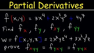 Partial Derivatives  Multivariable Calculus [upl. by Anaahs]