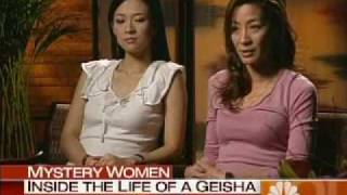 Ziyi Zhang and Michelle Yeoh talk about Mememoirs of A Geisha on NBCs Today show [upl. by Llevart]