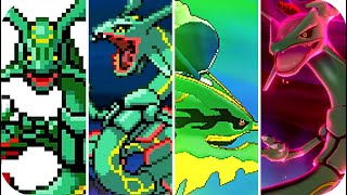 Pokémon Game  Evolution of Legendary Rayquaza Battles 2002  2020 [upl. by Ailbert]