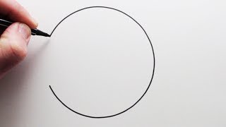 How to Draw a Perfect Circle Freehand Narrated Step by Step [upl. by Zuliram185]