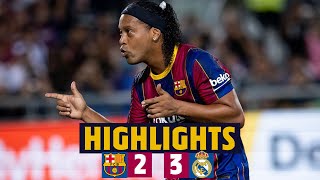 HIGHLIGHTS  Barça Legends 23 Real Madrid Leyendas [upl. by Smaj]