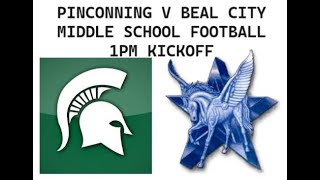 BEAL CITY V PINCONNING MS FOOTBALL [upl. by Jud]