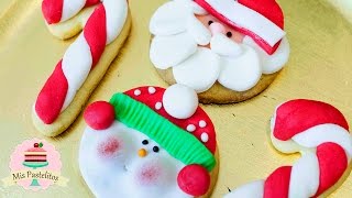 ¡HORNEA Y DECORA GALLETAS NAVIDEÑAS ♥ [upl. by Ryley]