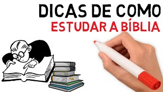 13 dicas de Como ESTUDAR a BÍBLIA  55 [upl. by Hulburt]