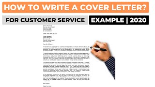 How To Write A Cover Letter For A Customer Service Job  Example [upl. by Methuselah]