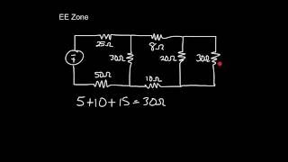 DC Seriesparallel Circuit Total Resistance [upl. by Sandon]