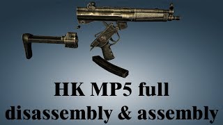 HK MP5 full disassembly amp assembly [upl. by Helaine782]