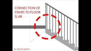 Stair connection to the floor slab [upl. by Nalyak294]