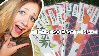 DIY CASH ENVELOPES  Laminated Wallet Safe Dave Ramsey  Laci Jane [upl. by Bo7]