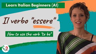 14 Learn Italian Beginners A1 How to use the verb “essere” “to be” [upl. by Crandale]