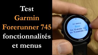 Test Garmin Forerunner 745  nouvelle montre GPS triathlon [upl. by Gulgee719]