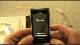 Samsung Memoir T929 TMobile Unboxing [upl. by Eijneb]