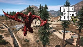 GTA 5  CARNAGE VS VENOM GTA 5 PC MODS [upl. by Llennehc]