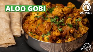 Tasty Aloo Gobi Recipe  Homestyle Cauliflower and Potato Fry  Cookd [upl. by Arman]