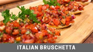 Italian Bruschetta Easy Recipe [upl. by Areic]