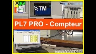 PL7 PRO  COMPTEUR EN LADDER Partie 5 [upl. by Ameluz]