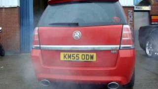 Vauxhall Zafira VXR Exhaust by Cobrasportcom [upl. by Sarkaria]