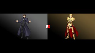 Fate Unlimited Code Kotomine vs Gilgamesh [upl. by Ettenil302]