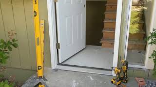 Jeld Wen Front Door Installation  Really crappy products and craftsmanship PART 1 [upl. by Jessie]