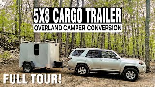 DIY OffRoad Overland Trailer Build  Jeep Bantam Restoration and Modification [upl. by Anahpets]