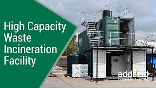 High Capacity waste incinerator from Addfield Environmental Systems [upl. by Ellehcem]