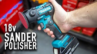 NEW Makita 18v Brushless Polisher amp Sander DPV300 [upl. by Gitlow485]