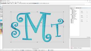 Design Shop V10  Monogram fonts [upl. by Ralyat]