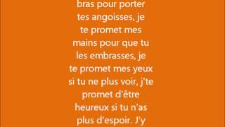 Johnny Hallyday je te promet lyrics [upl. by Ecyaj]