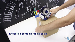 Como utilizar o Aplicador de fita adesiva  NETEMBALAGENS [upl. by Kiele]