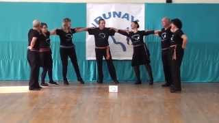 Ciuleandra Romanian folk dance [upl. by Ynnam]