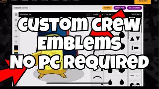 How To Get Custom Crew Emblems In GTA Online NO PC REQUIRED [upl. by Atekin]