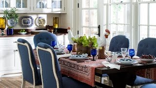 How to Set the Perfect Dining Room Table  Decorating Tips [upl. by Naval638]