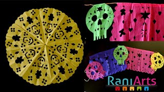 Cómo hacer PAPEL PICADO  3 diseños fáciles  DIY [upl. by Conn940]